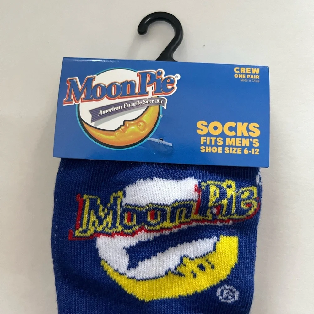 Moon Pie Socks Fits Men’s Shoe Size 6-12